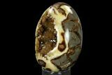 Lustrous, Calcite Crystal Filled Septarian Geode Egg - Utah #170021-3